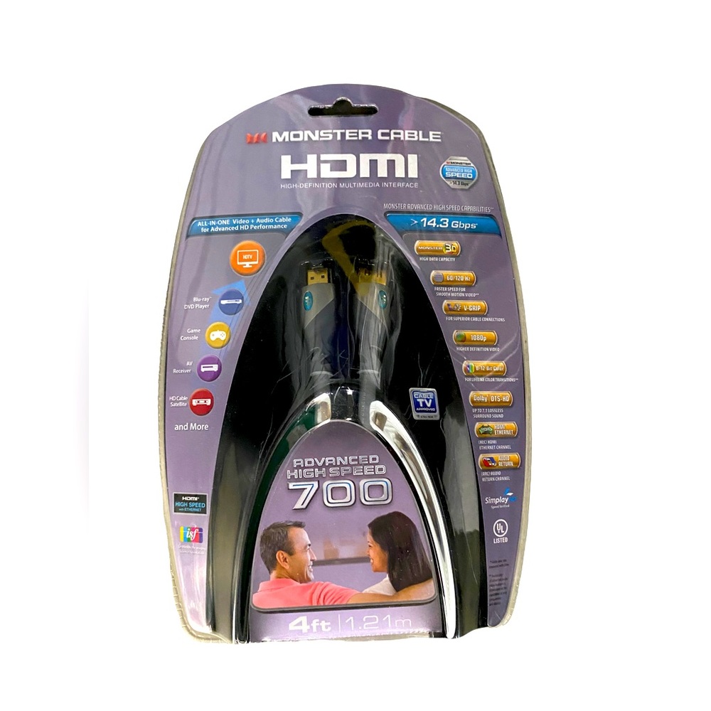 Monster Cable | HDMI High Speed HDMI 700 Cable NIB